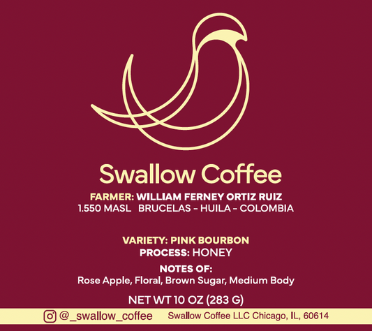 Colombia Pink Bourbon Honey
