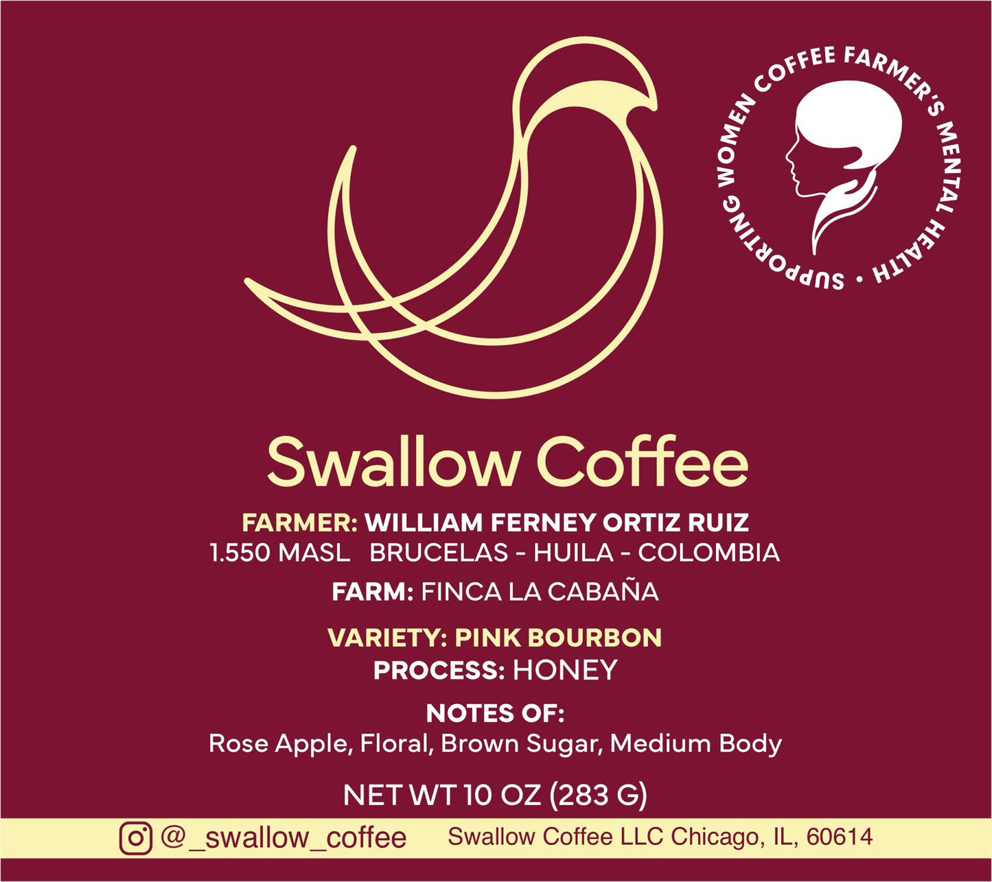 Colombia Pink Bourbon Honey