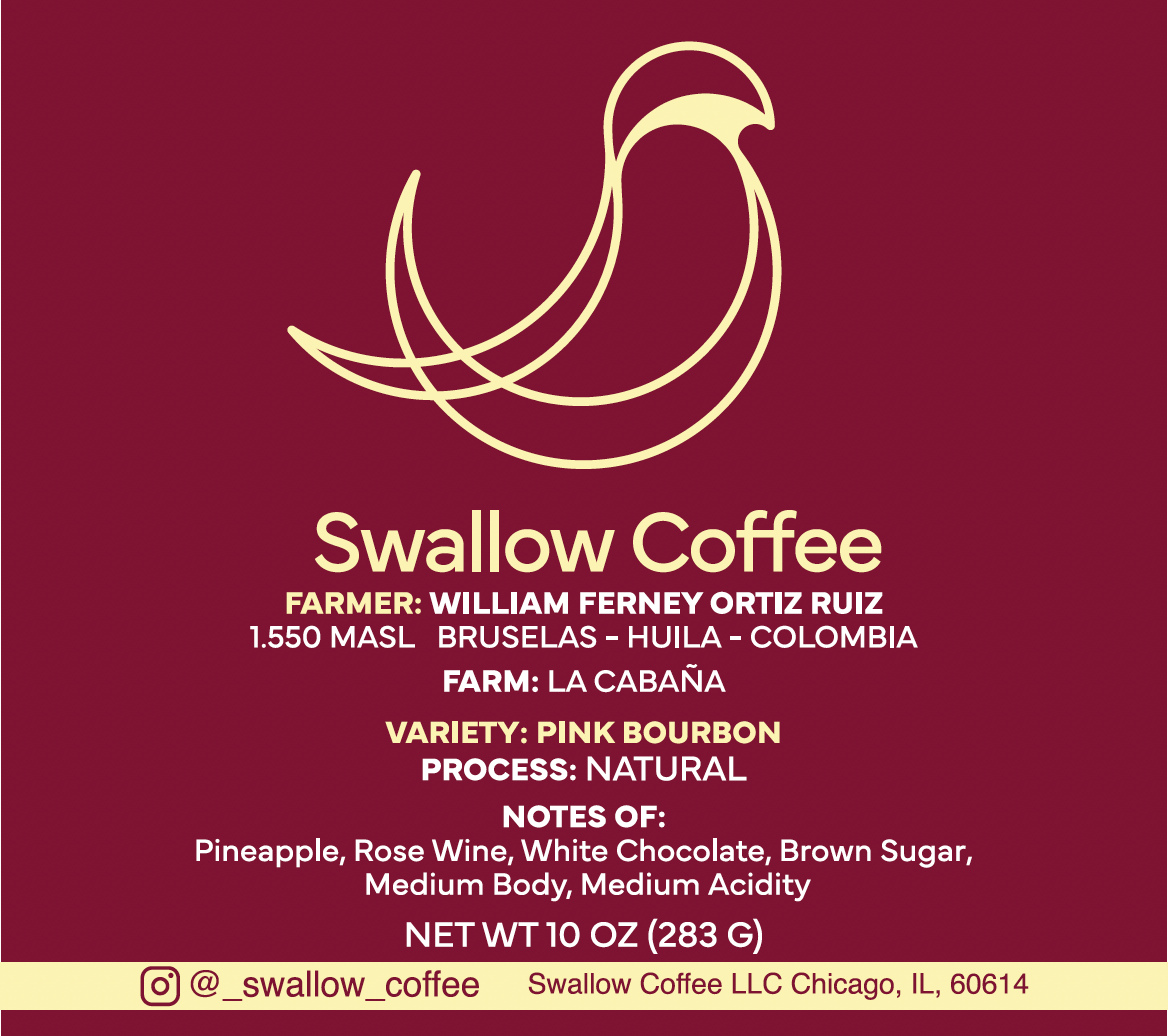 NEW Colombia Pink Bourbon Natural