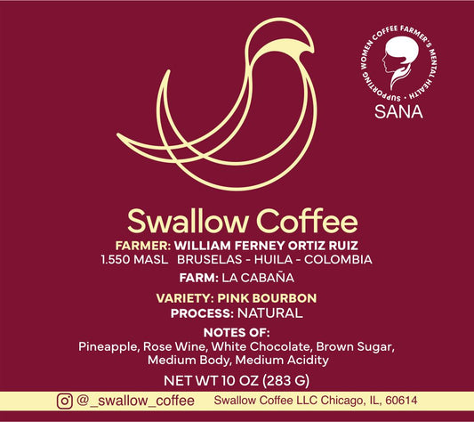NEW Colombia Pink Bourbon Natural