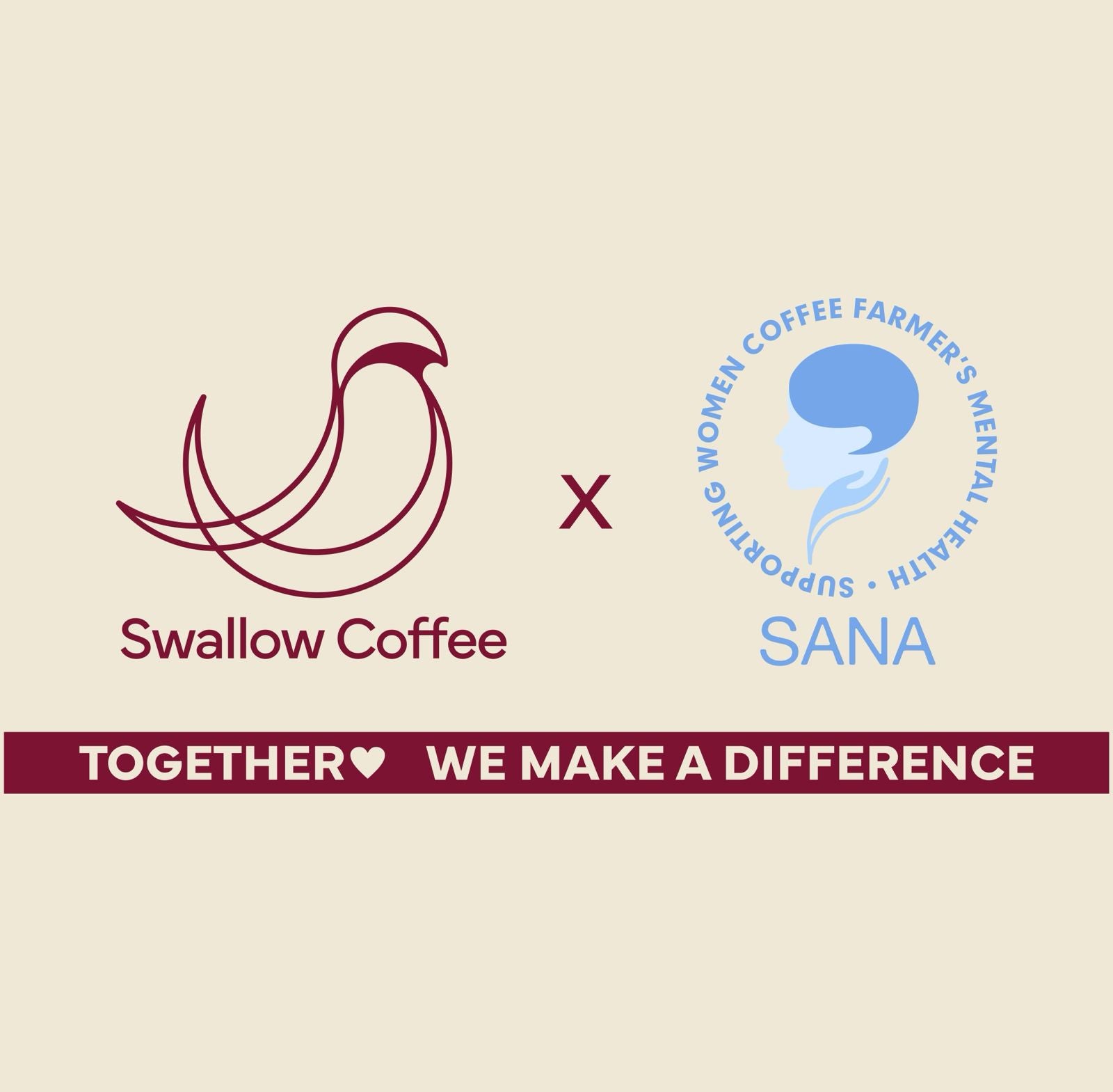 Collaboration between Swallow Coffee and SANA